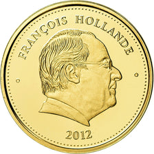 France, Medal, François Hollande, Président de la République, 2012
