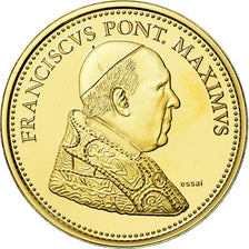 Vatican, Medal, Le Pape François, 2013, MS(65-70), Gold