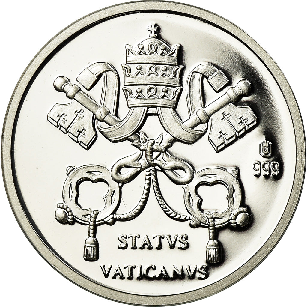 Vatican, Medal, Le Pape Jean-Paul II, 2005, MS(65-70), Silver