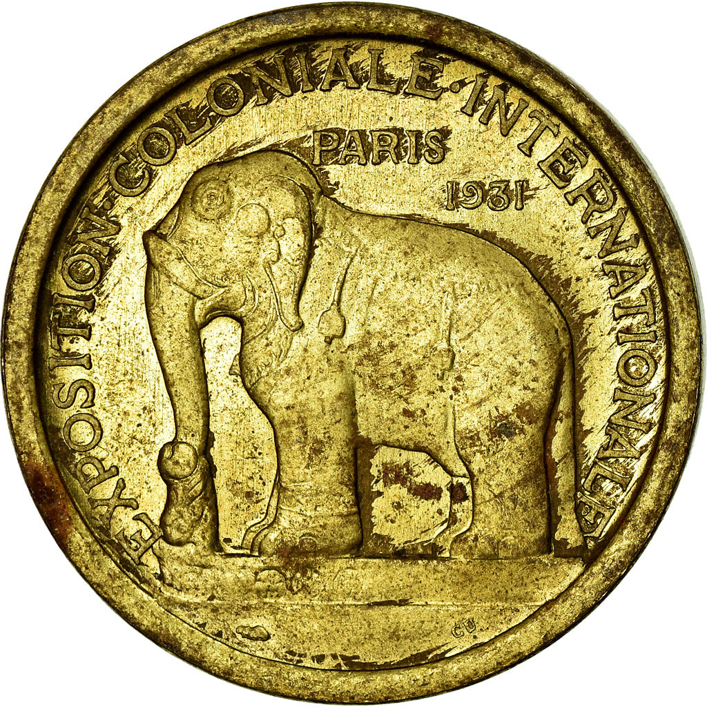 França, Medal, Exposition Coloniale Internationale, Paris 1931, Amérique