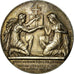 France, Médaille, Mariage, Religion, 1896, Petit, SUP, Argent