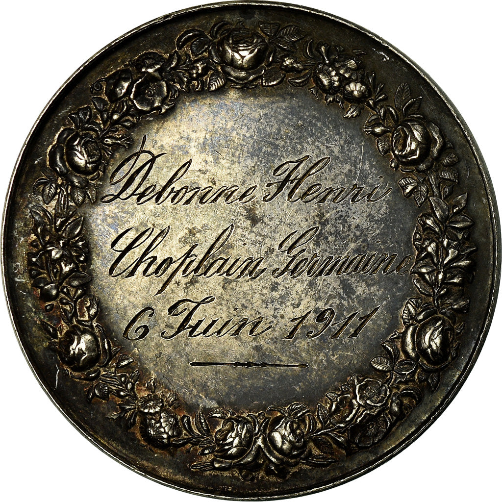 França, Medal, Noces, Mariage, Religion, Crenças e religiões, 1911, Gayrard