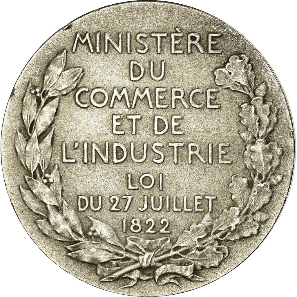 France, Medal, Commerce et Industrie, Comité des Expertises, MS(60-62), Silver