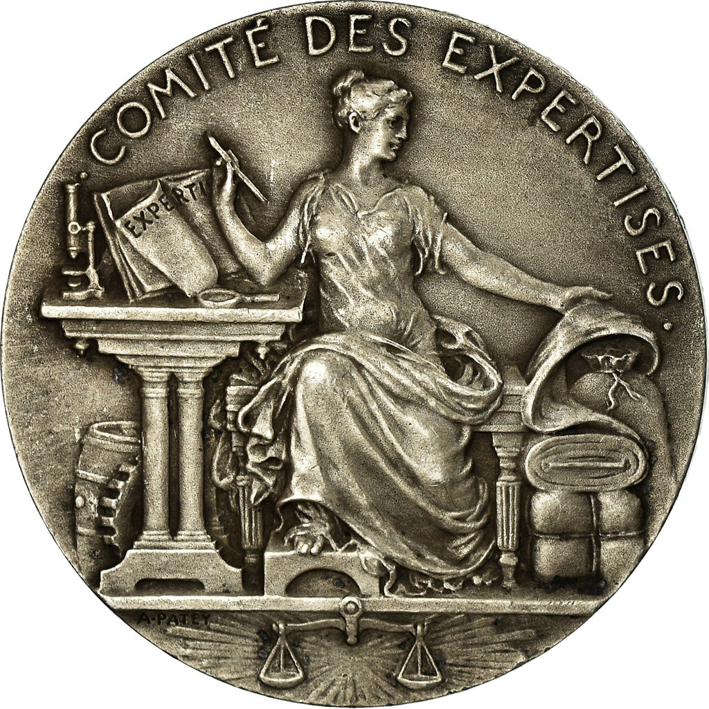 France, Medal, Commerce et Industrie, Comité des Expertises, MS(60-62), Silver