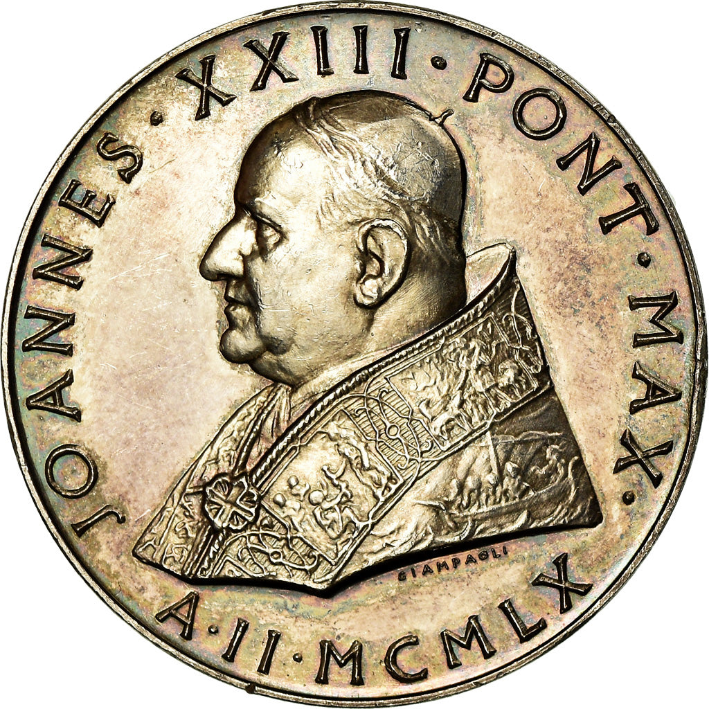 Vatican, Medal, Le Pape Jean XXIII, Religions & beliefs, 1960, Giampaoli