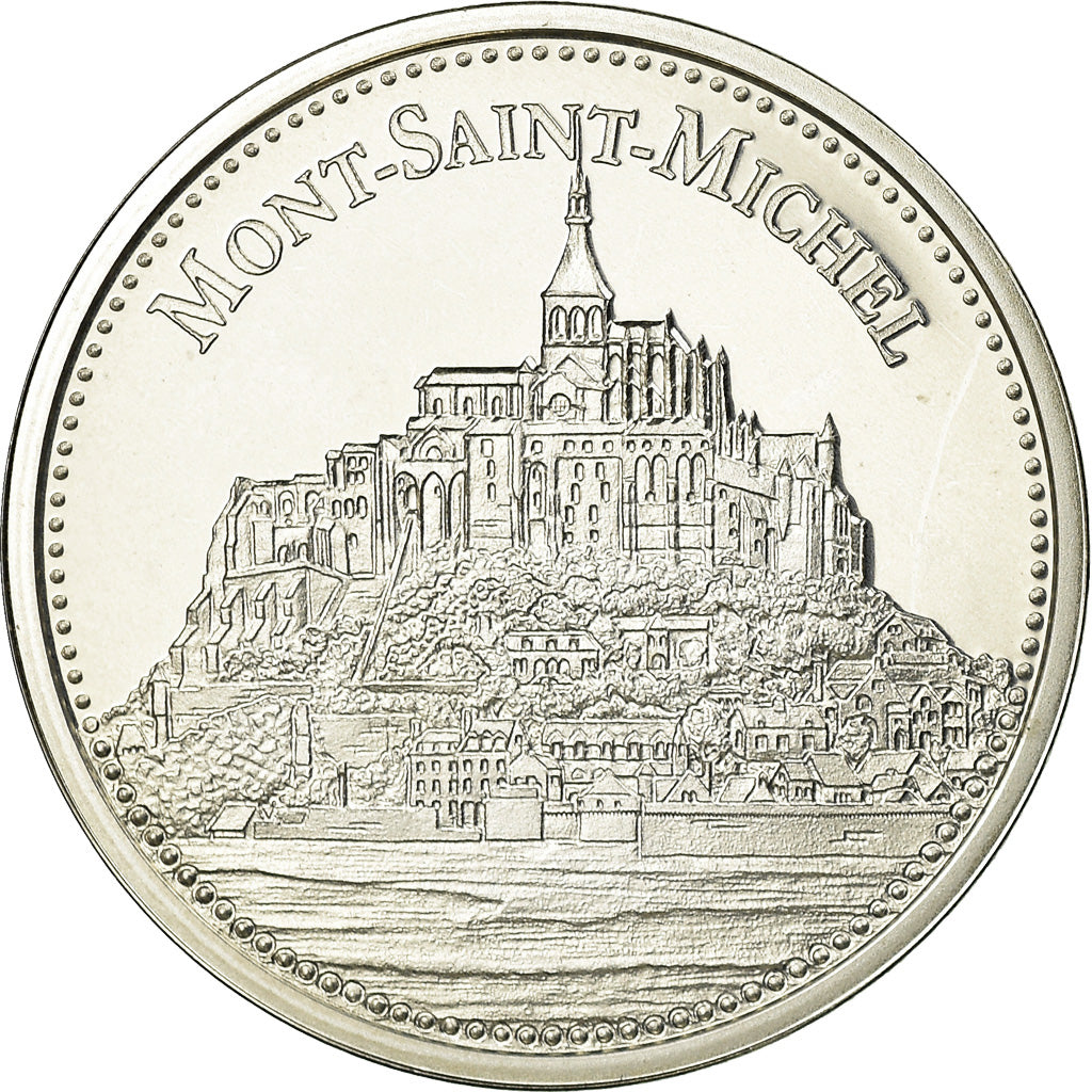 Francia, medaglia, Le Mont Saint-Michel, Arts & Culture, FDC, Argento