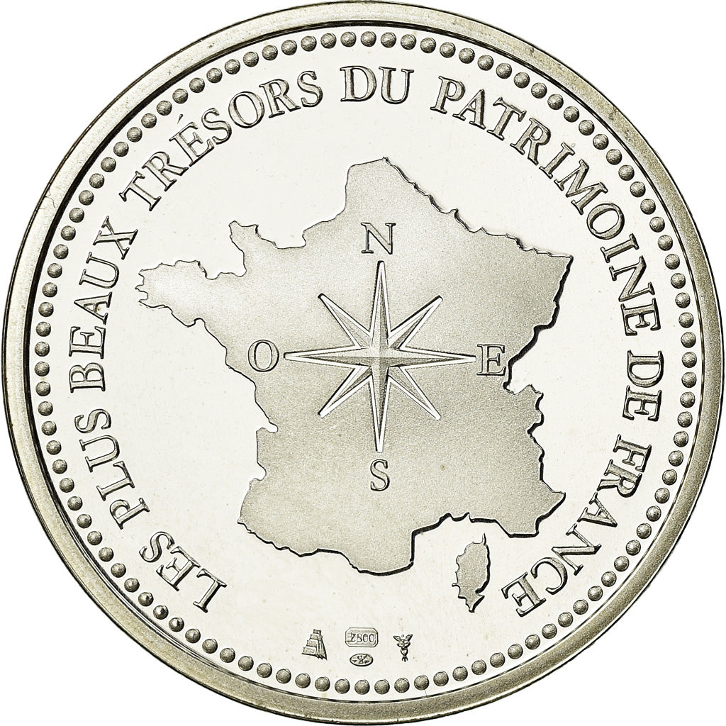 France, Medal, Cathédrale de Reims, Arts & Culture, MS(65-70), Silver