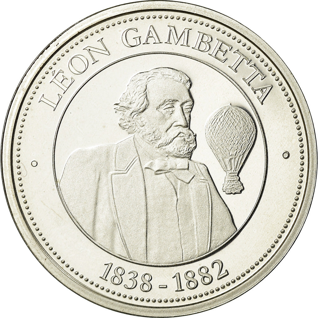 França, Medal, Collection Panthéon, Léon Gambetta, Políticas, Sociedade