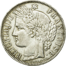 Moneda, Francia, Cérès, 5 Francs, 1870, Bordeaux, MBC, Plata, KM:818.2