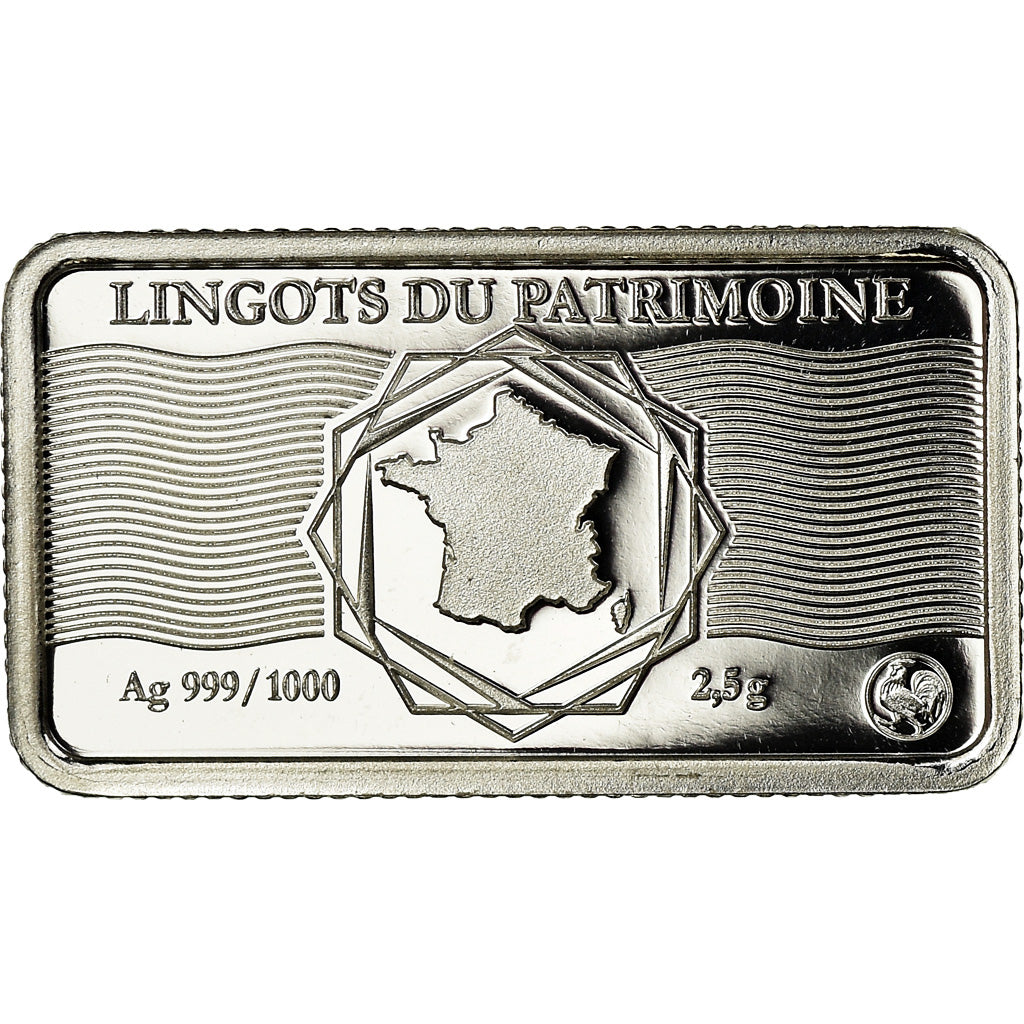Francja, Medal, Lingotin d'Argent Pur, Le Château du Haut-Koenigsbourg, Sztuka