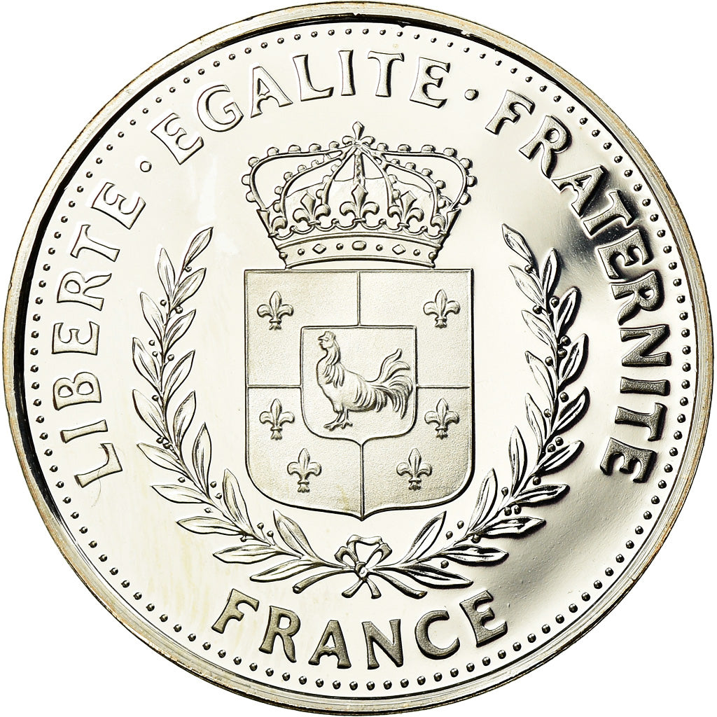 France, Medal, La Corse, Geography, MS(65-70), Silver