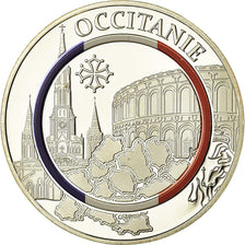 France, Medal, L'Occitanie, Geography, MS(65-70), Silver