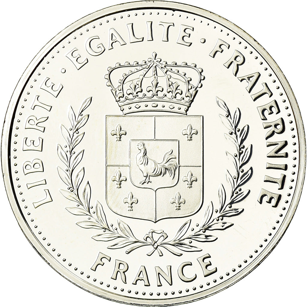 Francia, medaglia, Auvergne Rhône-Alpes, Geography, FDC, Argento