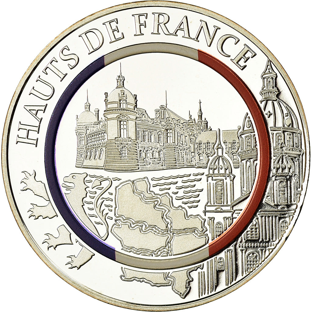 France, Medal, Les Haut-de-France, Geography, MS(65-70), Silver