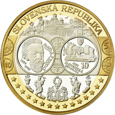 Slovakia, Medal, Euro, Europa, MS(65-70), Silver