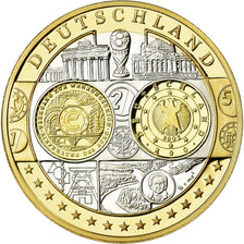 Germany, Medal, Euro, Europa, MS(65-70), Silver