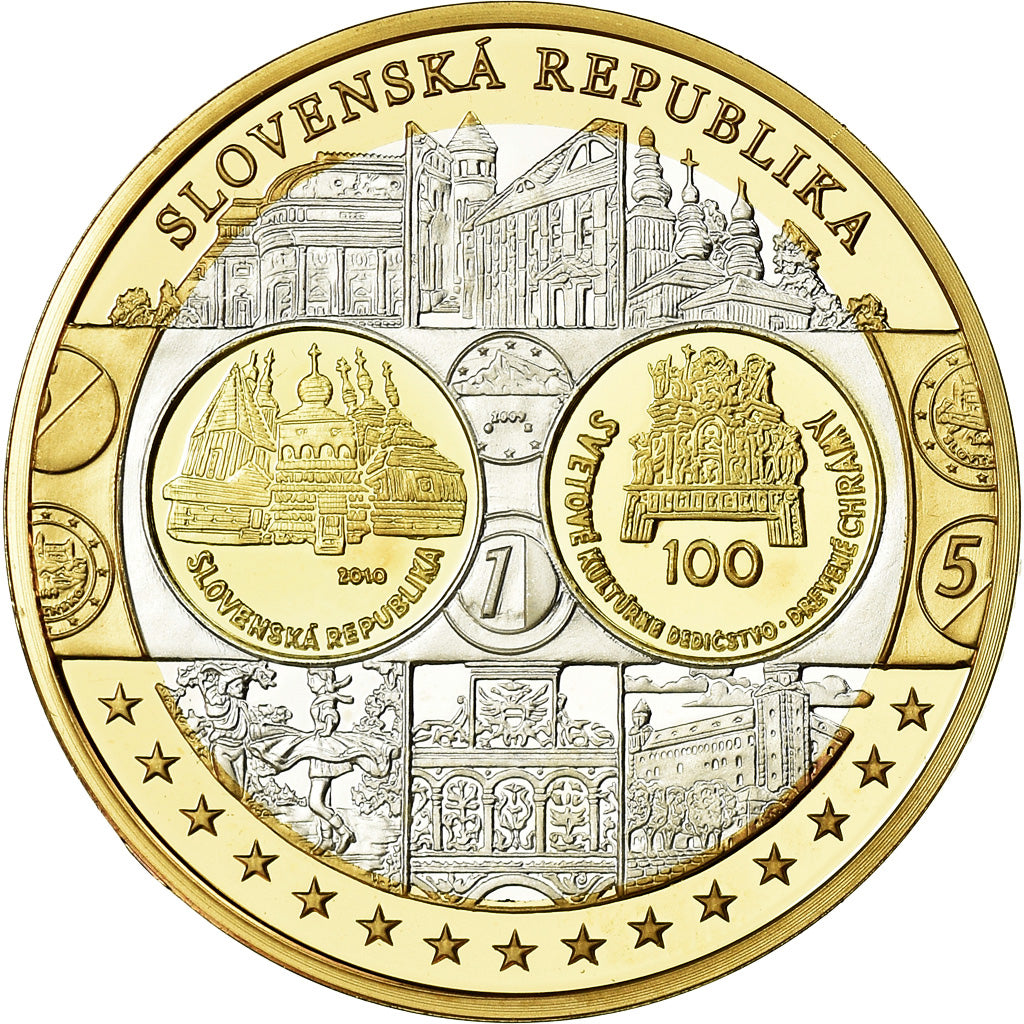 Slovaquie, Médaille, Euro, Europa, FDC, Argent