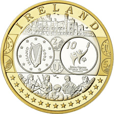 Ireland, Medal, Euro, Europa, MS(65-70), Silver