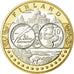 Finlandia, medalla, Euro, Europa, FDC, Plata