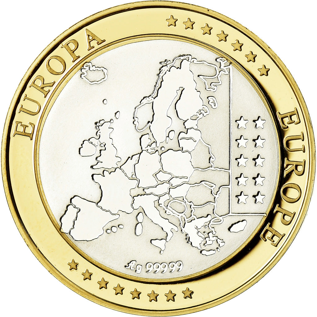 Finlande, Médaille, Euro, Europa, FDC, Argent
