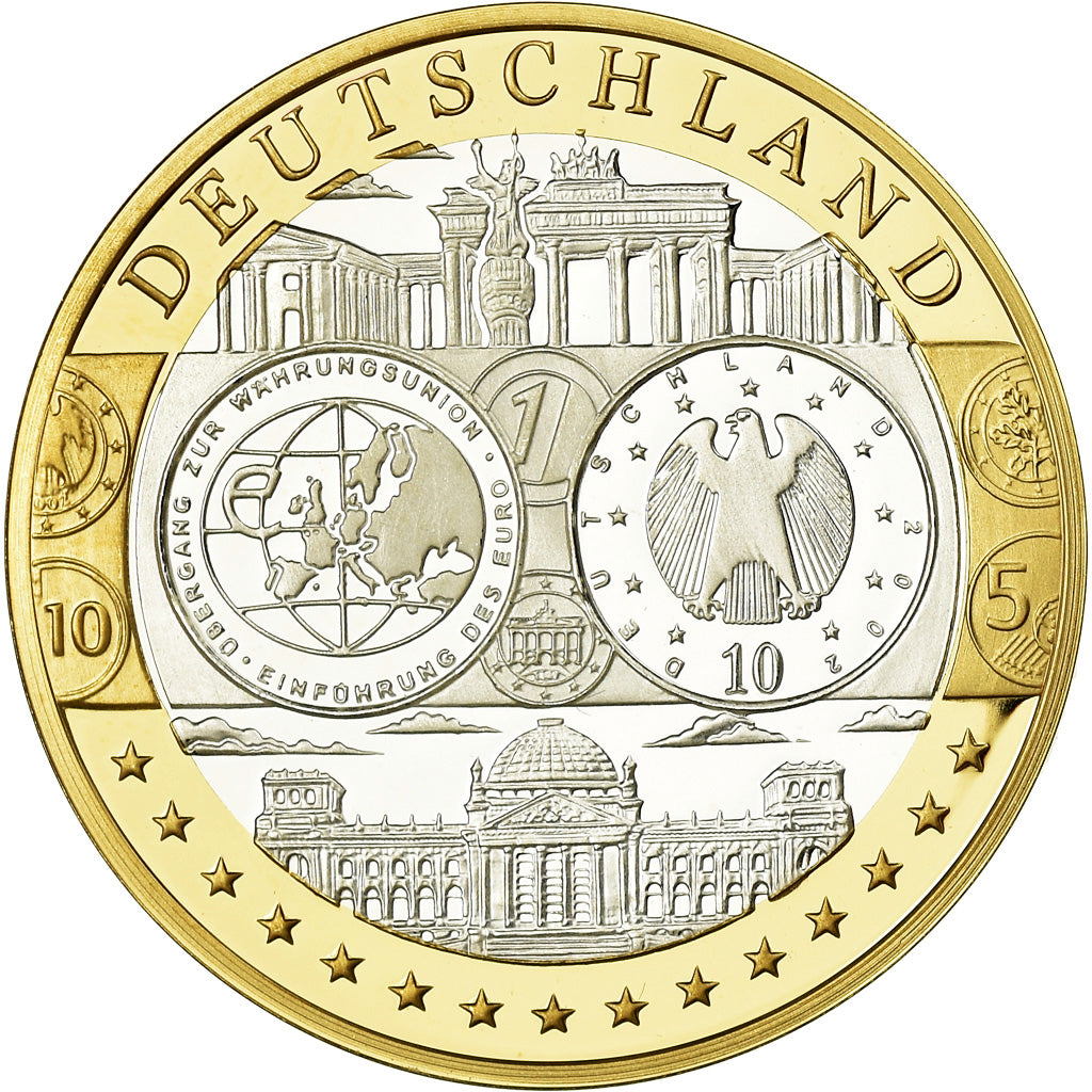 Germany, Medal, Euro, Europa, MS(65-70), Silver