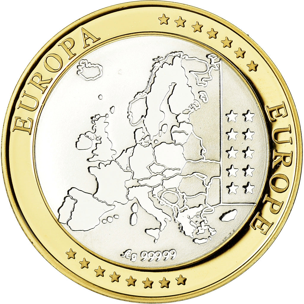 Germany, Medal, Euro, Europa, MS(65-70), Silver