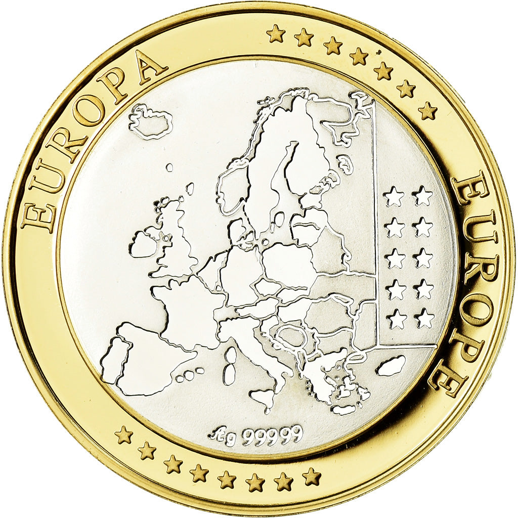 Cyprus, Medal, Euro, Europa, MS(65-70), Silver