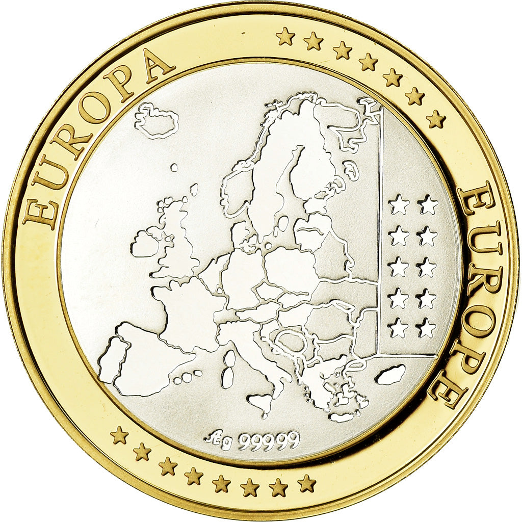 Pays-Bas, Médaille, Euro, Europa, FDC, Argent