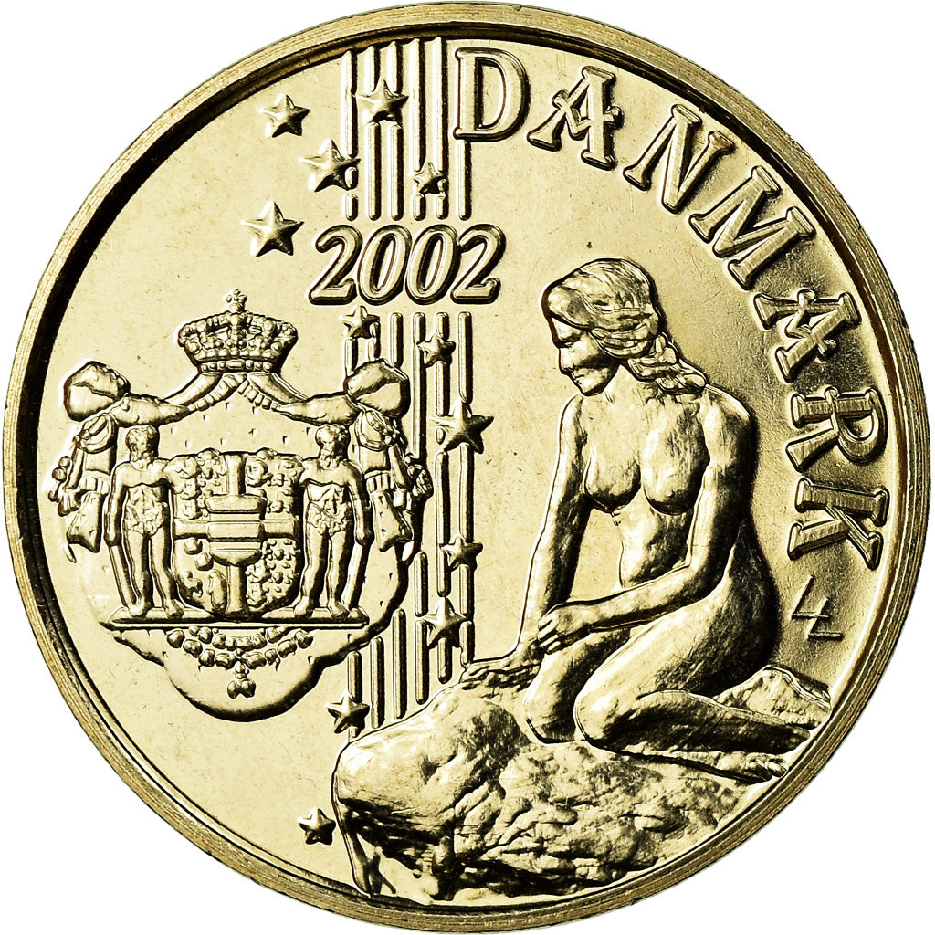 Denmark, Medal, L'Europe, Politics, Society, War, 2002, MS(63), Copper-nickel