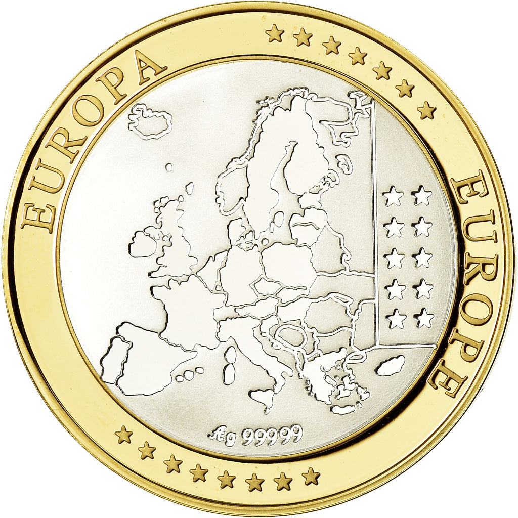 Malta, Medal, Euro, Europa, MS(65-70), Silver