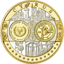 Chypre, Médaille, Euro, Europa, FDC, Argent
