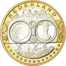 Nederland, Medaille, Euro, Europa, FDC, Zilver