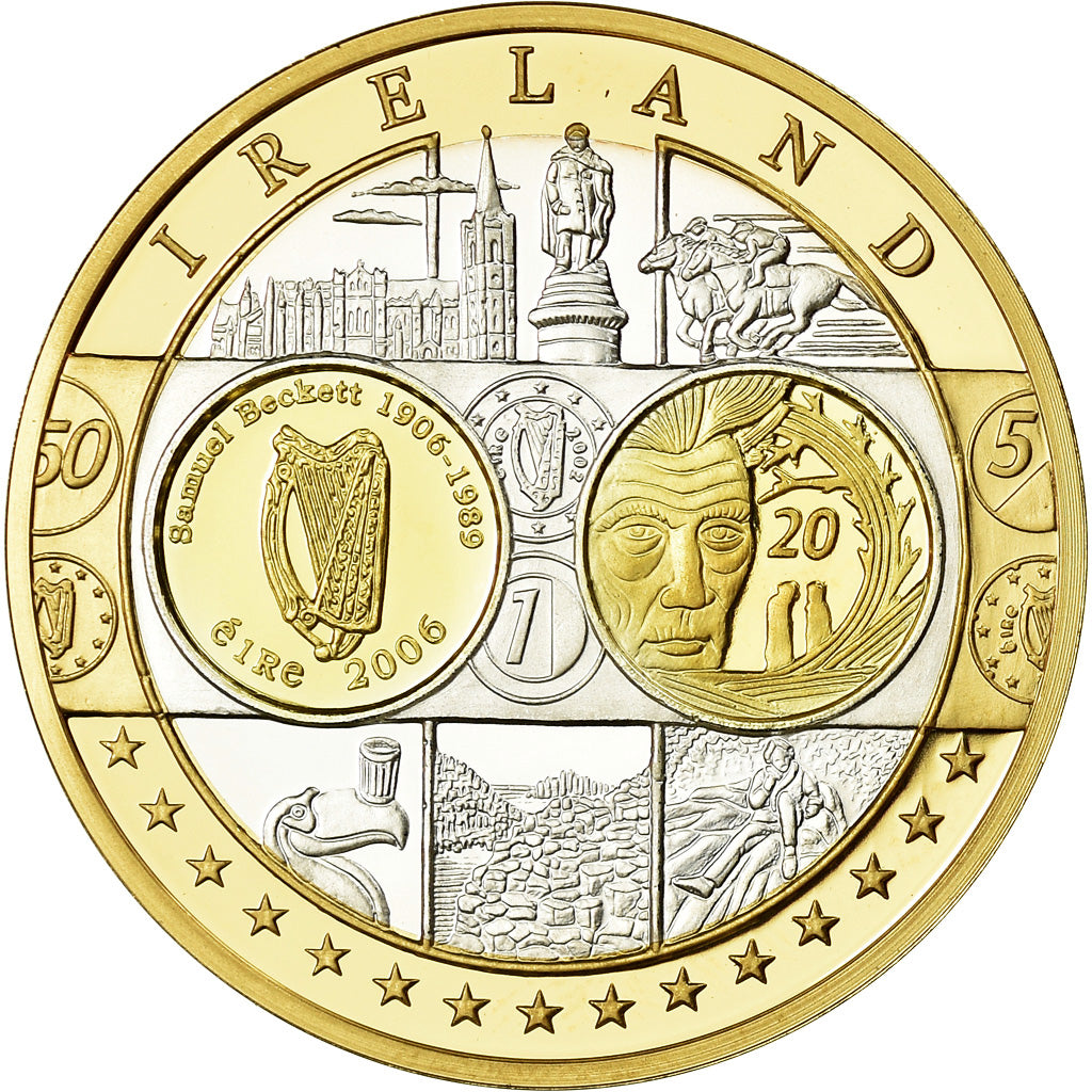 Ireland, Medal, Euro, Europa, MS(65-70), Silver
