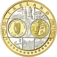 Ireland, Medal, Euro, Europa, MS(65-70), Silver