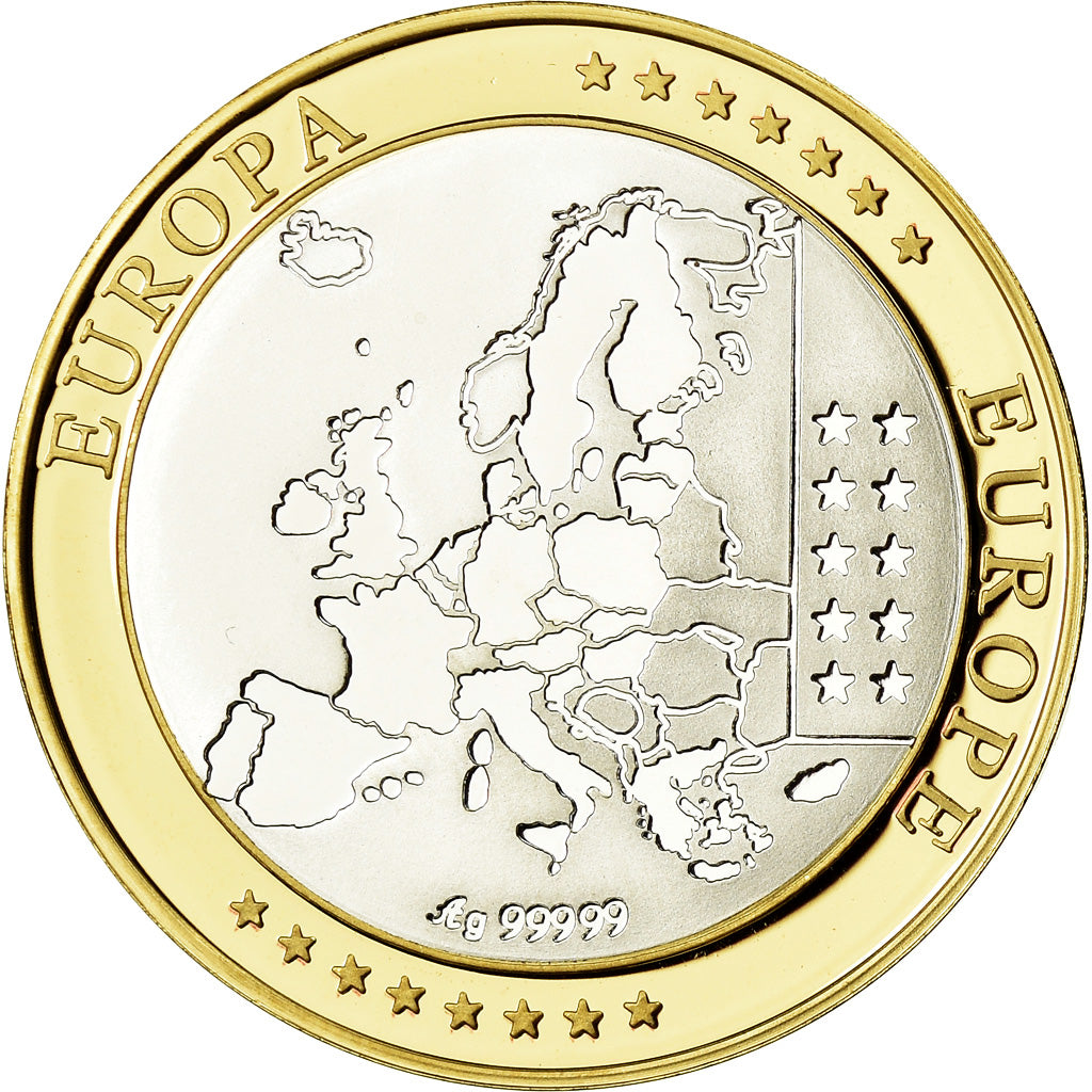 Monaco, Medal, L'Europe, Monaco, MS(65-70), Silver