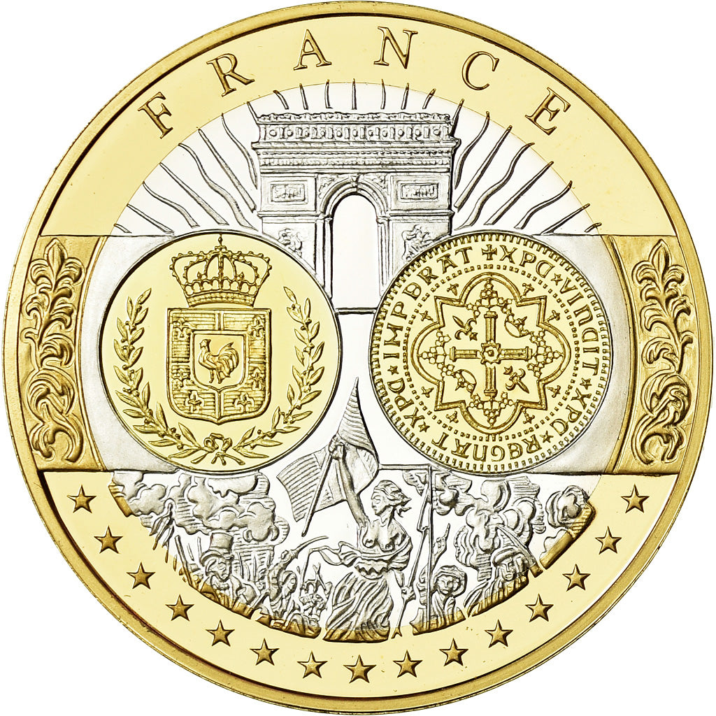 France, Medal, L'Europe, MS(65-70), Silver