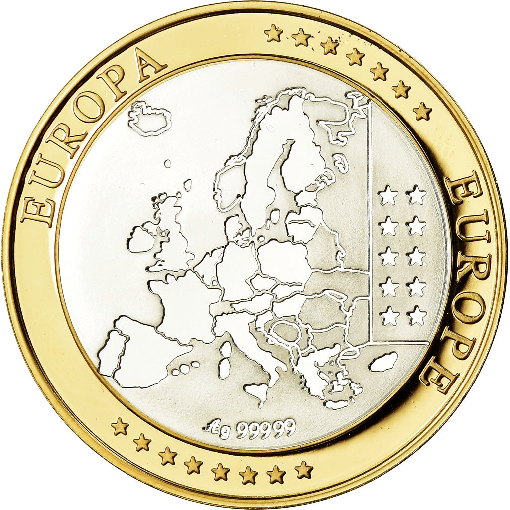 Slovenië, Medaille, L'Europe, FDC, Zilver
