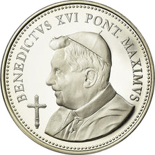 Vatican, Medal, Le Pape Benoit XVI, Religions & beliefs, MS(65-70), Silver