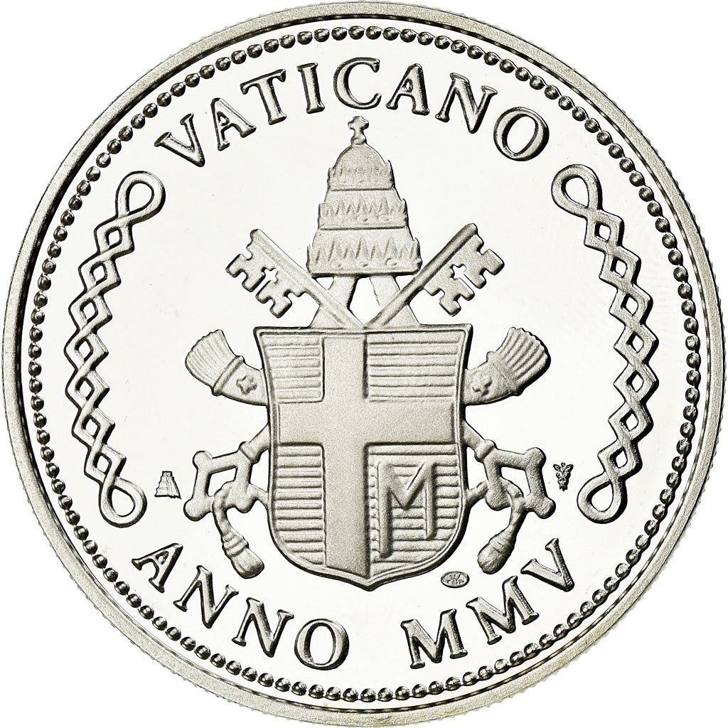 Vatican, Medal, Le Pape Jean-Paul II, Religions & beliefs, 2005, MS(65-70)