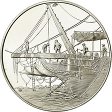 France, Medal, Expédition de la Société Royale de Londres à Tuvalu, 1977