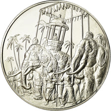France, Médaille, Traditions Historiques du Sri Lanka, 1977, SPL, Argent