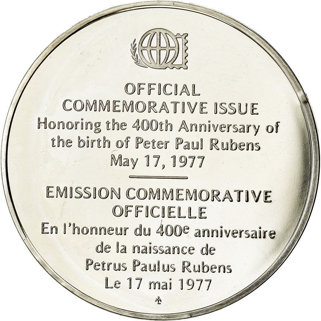 France, Medal, Peinture, 400ème Anniversaire de la Naissance de Rubens, 1977