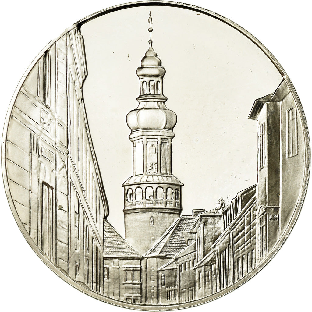 France, Médaille, 700ème Anniversaire de Sopron, Hongrie, 1977, SPL, Argent