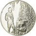 França, Medal, L'Art Rupestre des Antilles Néerlandaises, 1977, MS(64), Prata