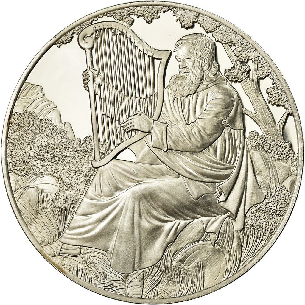 France, Médaille, L'Eisteddfod au Pays-de-Galles, 1976, SPL+, Argent