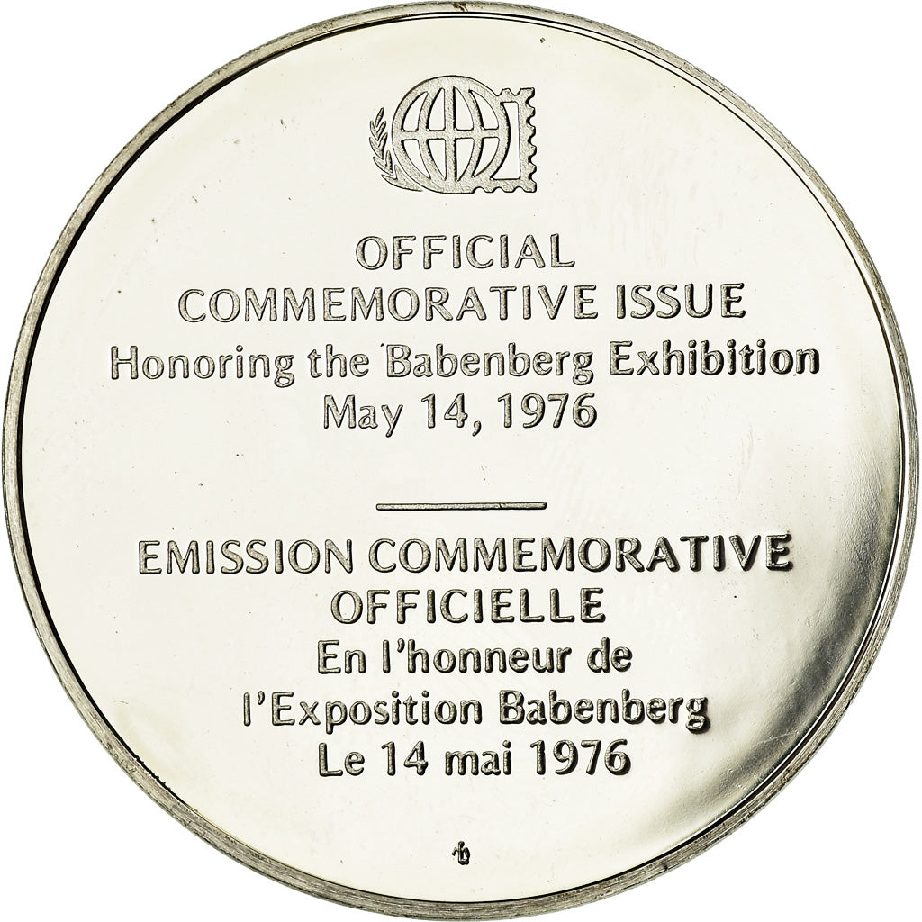 Francia, medaglia, Exposition de Babenberg, Arts & Culture, 1976, SPL+, Argento