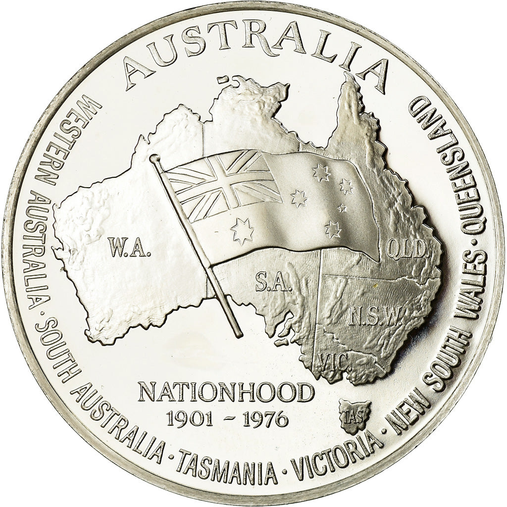 Francia, medaglia, 75ème Anniversaire de la Nation Australienne, 1976, SPL+