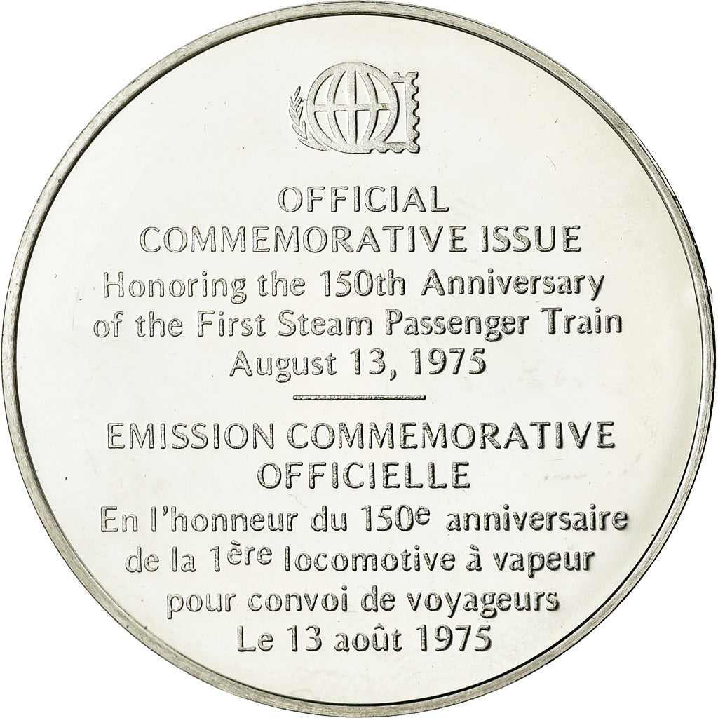 Francia, medaglia, 150ème Anniversaire de la 1ère Locomotive à Vapeur