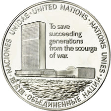 Frankreich, Medaille, 30ème Anniversaire de l'ONU, Politics, Society, War