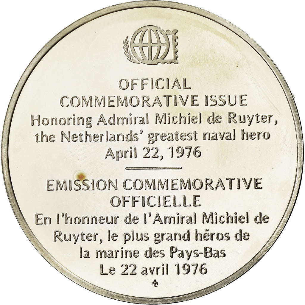 Frankreich, Medaille, L'Amiral De Ruyter, Marine des Pays-Bas, Shipping, 1976